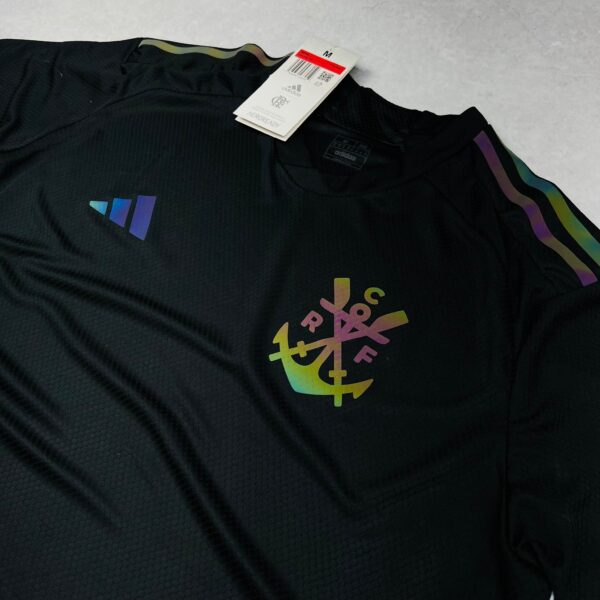Camisa de Time Flamengo Preta Refletiva - Imagem 2