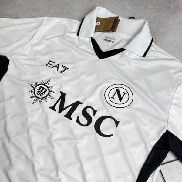 Camisa de Time Napoli Polo Branca - Imagem 2