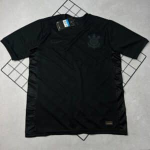 Camisa de Time Corinthians All Black s/ Patrocínio