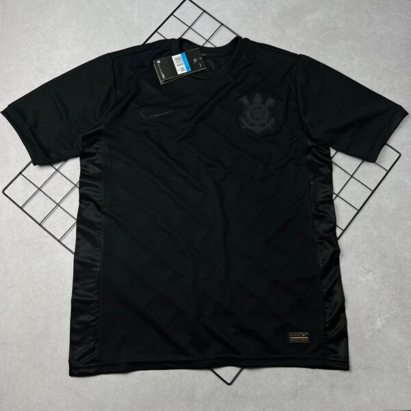 Camisa de Time Corinthians All Black s/ Patrocínio