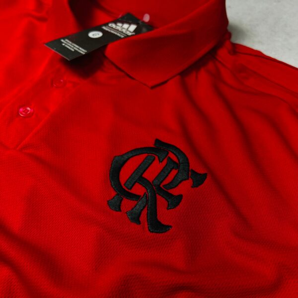 Camisa de Time Flamengo Polo Vermelha - Imagem 4