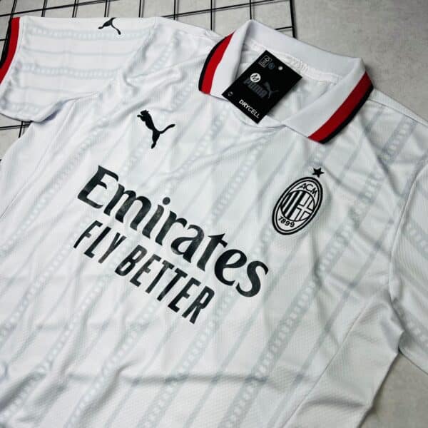 Camisa de Time Milan Polo Branca 2024 - Imagem 2