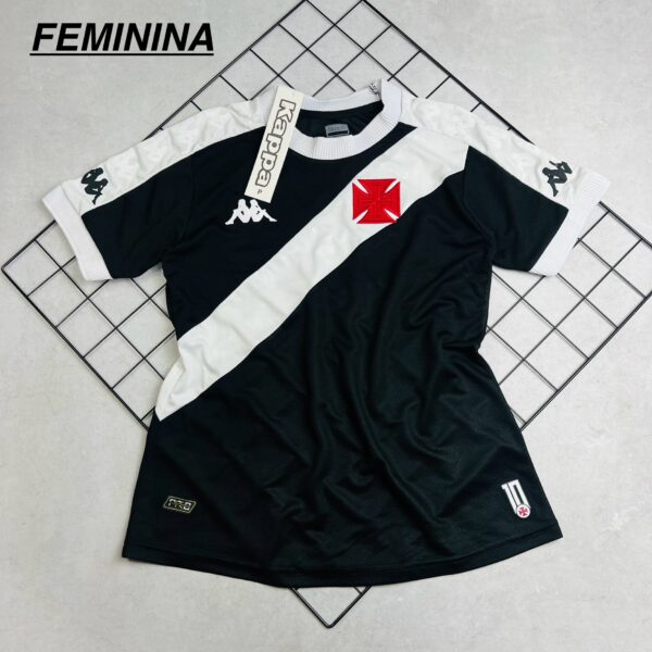 Camisa de Time Vasco Preta 2024 Feminina