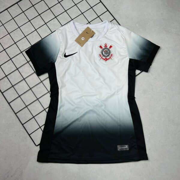 Camisa de Time Feminina Corinthians Branca