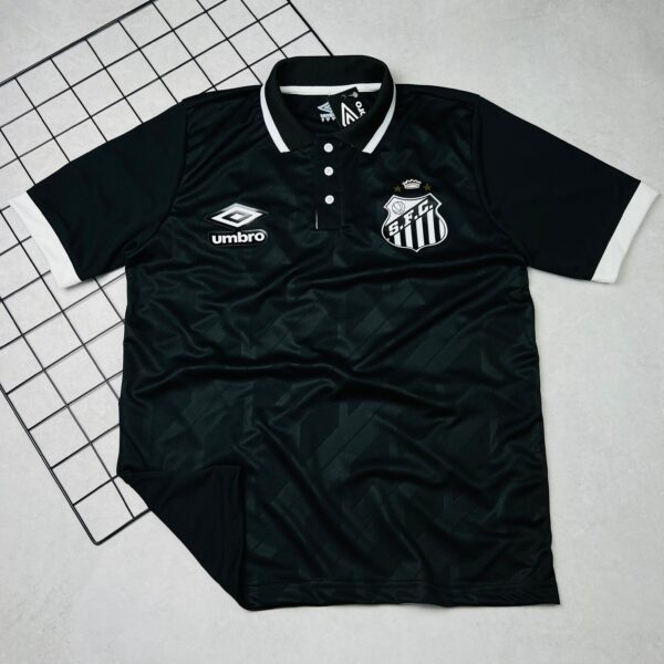 Camisa de Time Santos Polo Preta