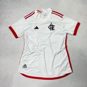 Camisa de Time Feminina Flamengo Branca 2024