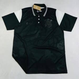Camisa de Time Corinthians Polo Preta Treino