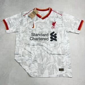 Camisa de Time Liverpool Branca