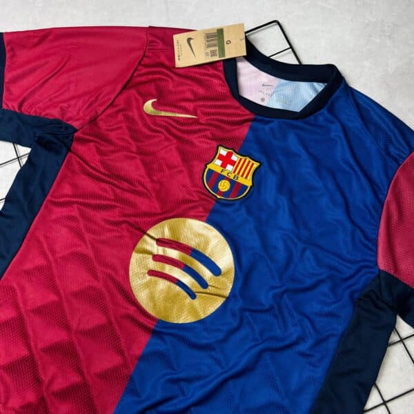 Camisa de Time Barcelona Vinho e Azul s/ Patrocínio - Imagem 2