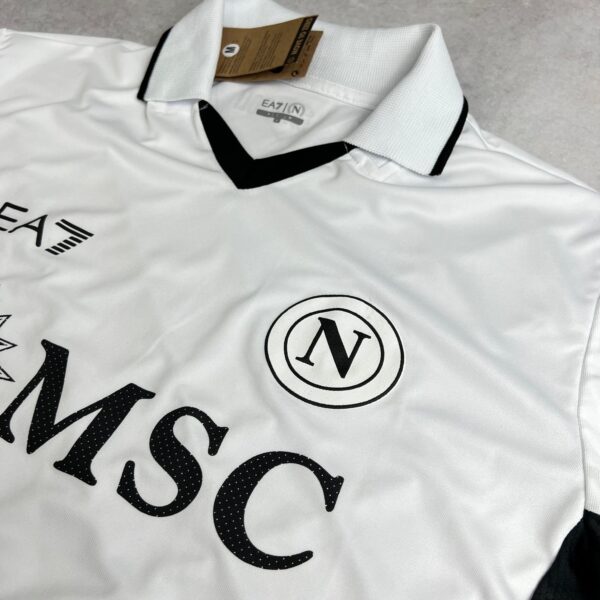 Camisa de Time Napoli Polo Branca - Imagem 3
