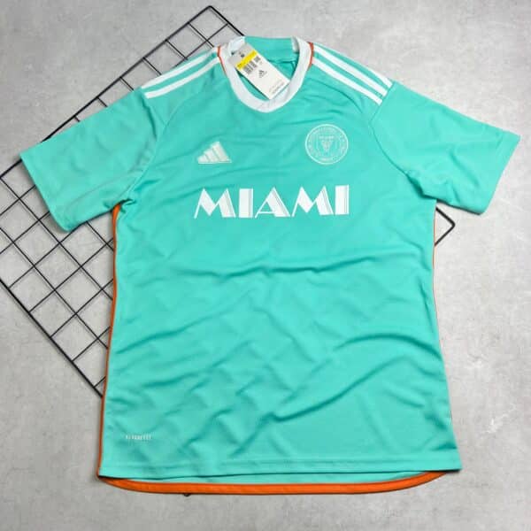 Camisa de Time Inter de Miami Verde Água Messi