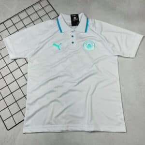 Camisa de Time Manchester City Branca c/ Azul Polo