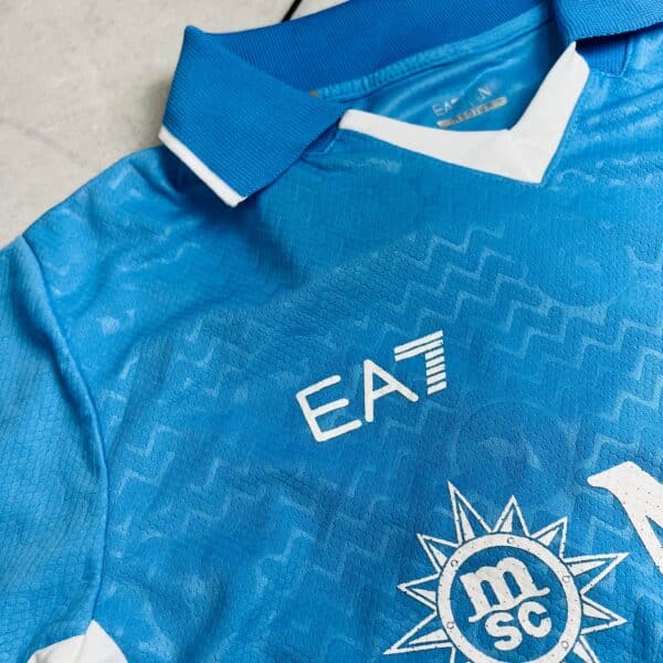 Camisa de Time Napoli Polo Azul - Imagem 4