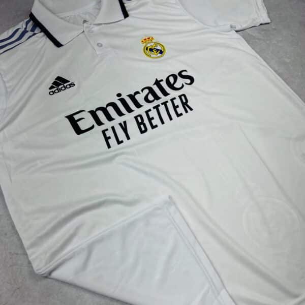 Camisa de Time Real Madrid Polo Branca - Imagem 5