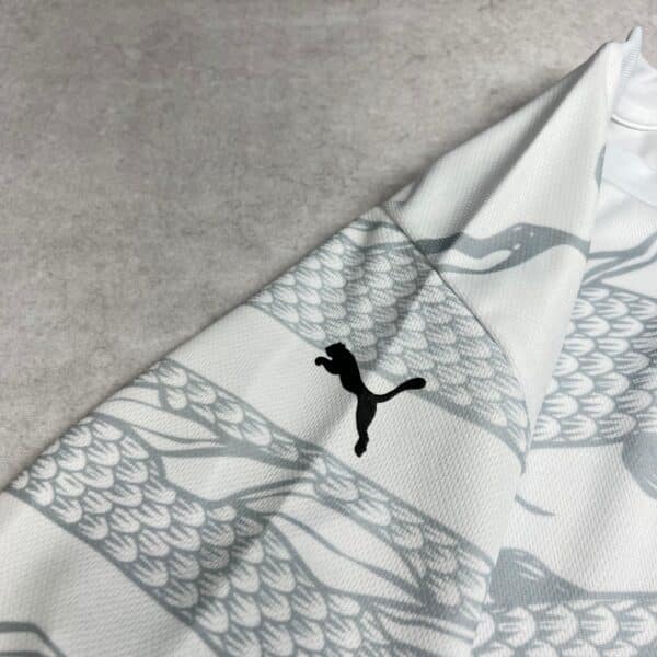 Camisa de Time Manchester City Branca c/ Cinza - Imagem 3
