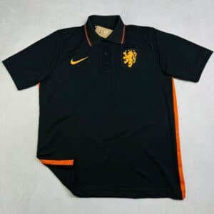 Camisa de Time Holanda Polo Preta