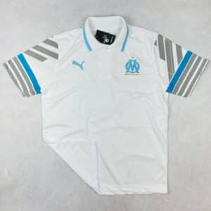 Camisa de Time Olympique de Marseille Polo Branca