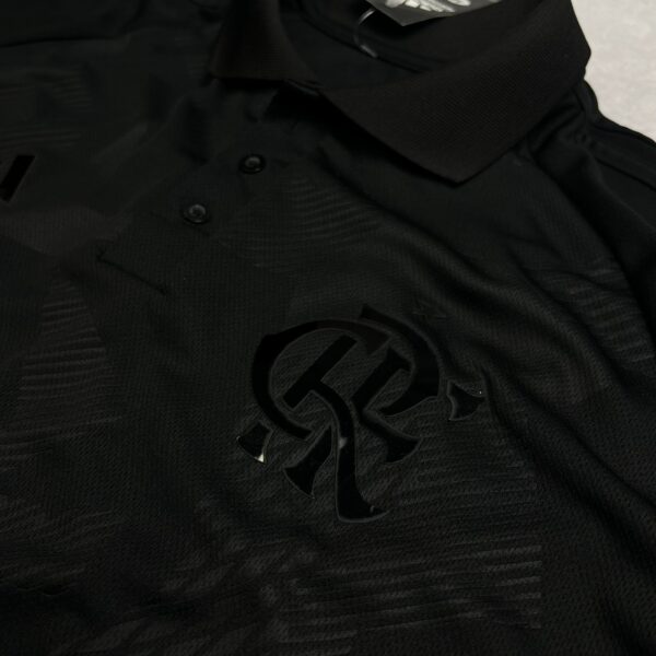 Camisa de Time Flamengo Polo All Black - Imagem 3