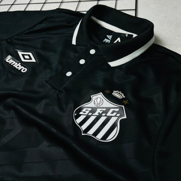 Camisa de Time Santos Polo Preta - Imagem 2