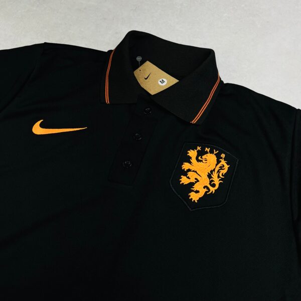 Camisa de Time Holanda Polo Preta - Imagem 4