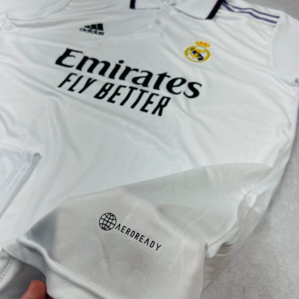 Camisa de Time Real Madrid Polo Branca - Imagem 4