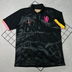 Camisa de Time Chelsea Polo Preta