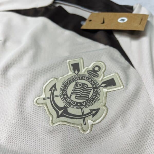Camisa de Time Corinthians Bege Treino - Imagem 3