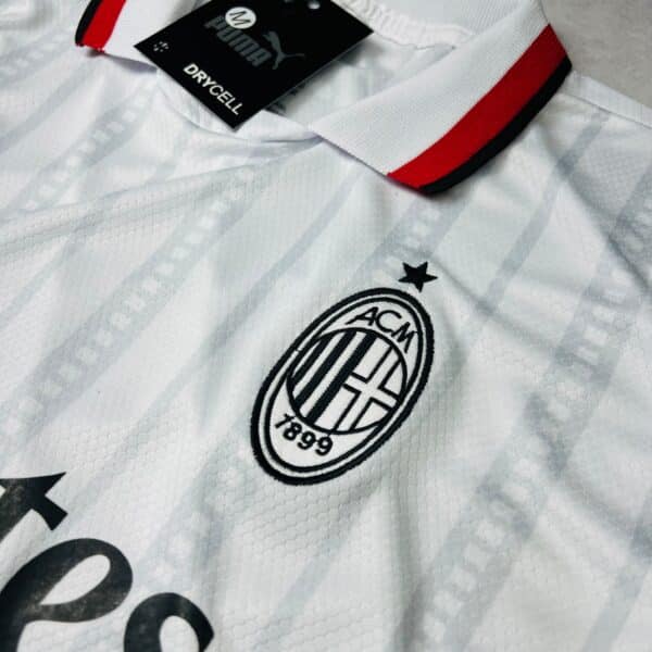 Camisa de Time Milan Polo Branca 2024 - Imagem 3