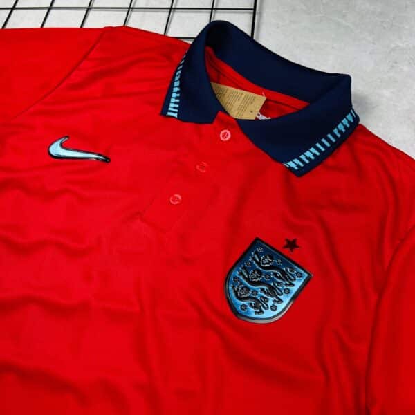 Camisa de Time Inglaterra Polo Vermelha - Imagem 3