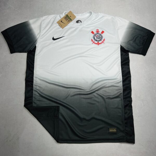 Camisa de Time Corinthians Branca Lisa 2024