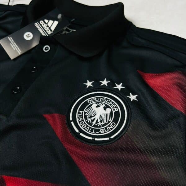 Camisa de Time Alemanha Polo Preta - Imagem 3