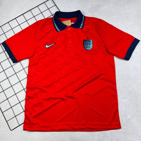 Camisa de Time Inglaterra Polo Vermelha
