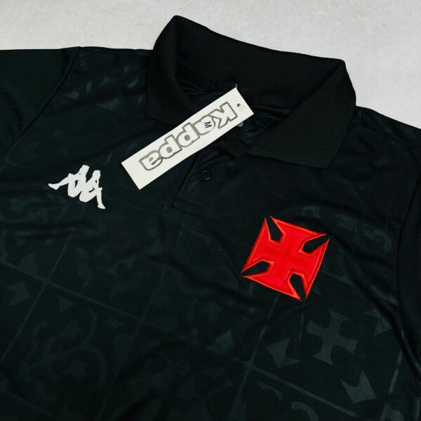 Camisa de Time Vasco Polo Preta Viagem - Imagem 2