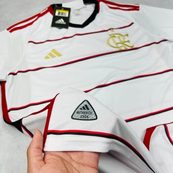 Camisa de Time Flamengo Branca 2023 - Imagem 3