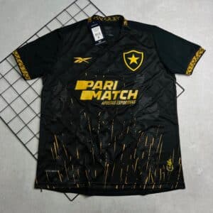 Camisa de Time Botafogo Preta c/ Dourado 2024