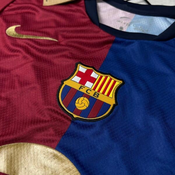 Camisa de Time Barcelona Vinho e Azul s/ Patrocínio - Imagem 3