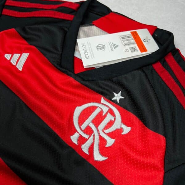 Camisa de Time Feminina Flamengo Vermelha 2024 - Imagem 2