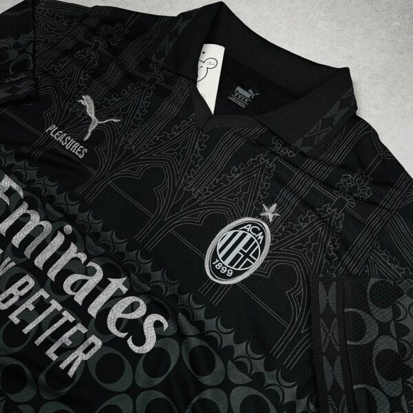 Camisa de Time Milan Polo Preta - Imagem 2