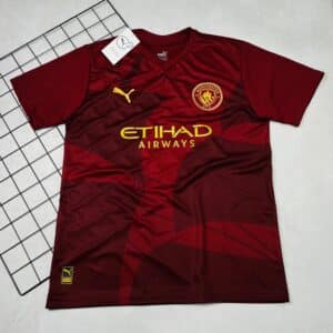 Camisa de Time Manchester City Vinho