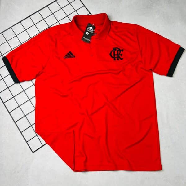Camisa de Time Flamengo Polo Vermelha