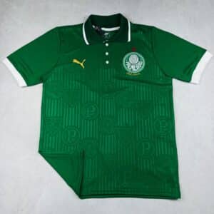 Camisa de Time Palmeiras Polo Verde Treino Lisa
