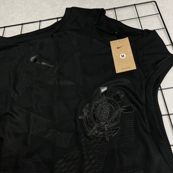 Camisa de Time Corinthians All Black Regata - Imagem 2
